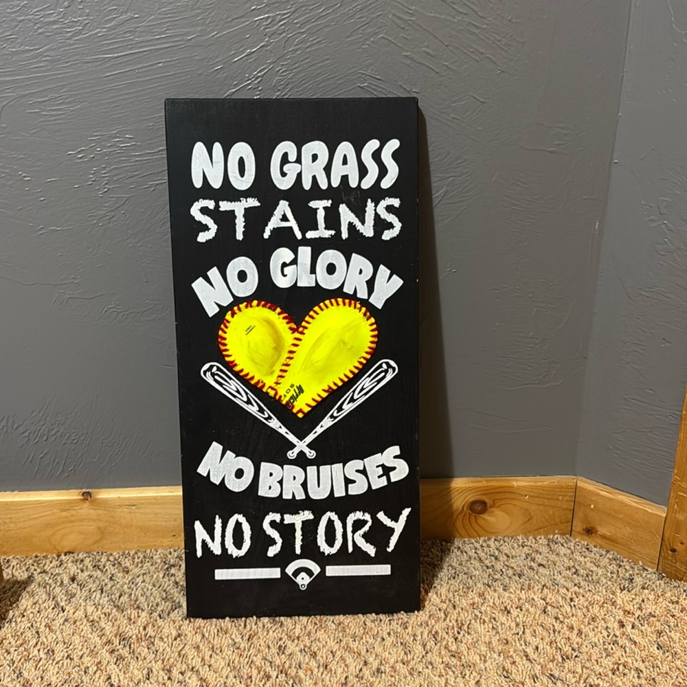 Softball Sign